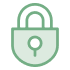 Icon illustration of a paddlock
