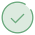 Icon illustration of a check mark